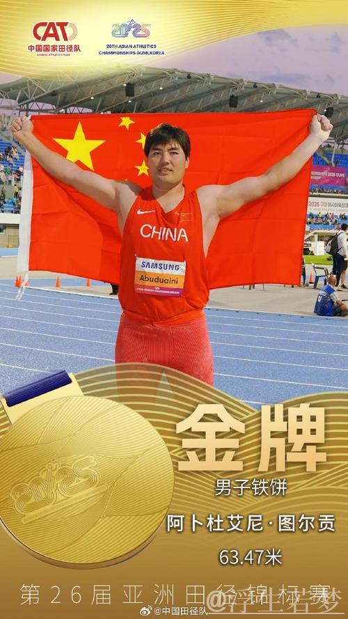 阿卜杜艾尼·图尔贡刷新铁饼全国纪录